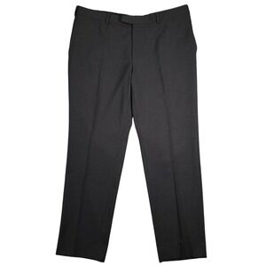 Suitsupply Dress Pants Mens 42 Charcoal Gray Wool Cerruti iTravel Brescia Int.